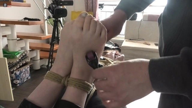 Chinese real bondage video