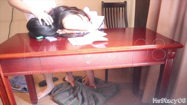 Pinay Student Gets Fucked By Step Dad While Doing Homework