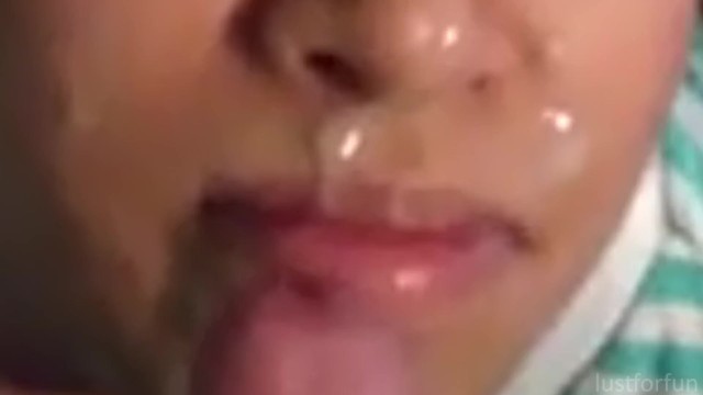 Obedient NYC Japanese Slut Gets On Her Knees For A Facial And Smiles