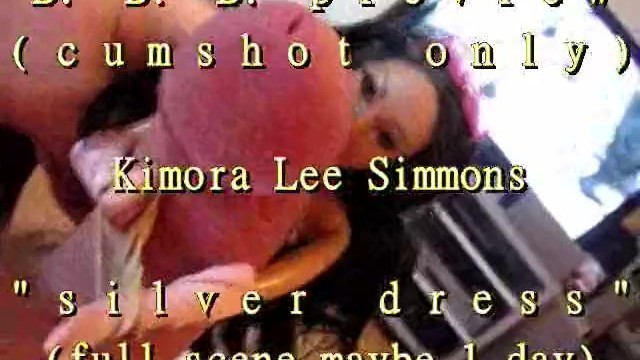 B.B.B.preivew: Kimora Lee Simmons "silver dress"(cum only) WMV with Slomo
