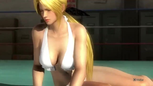 Dead or alive 5 Helena douglas blonde MILF in sexy bikini doggy 3D animated